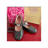 Lelli Kelly Changeable Strap School Shoe Valentina in Grey Patent